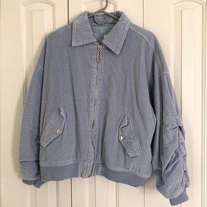 Avec Les Filles | Urban Outfitters Blue Oversized Corduroy Jacket